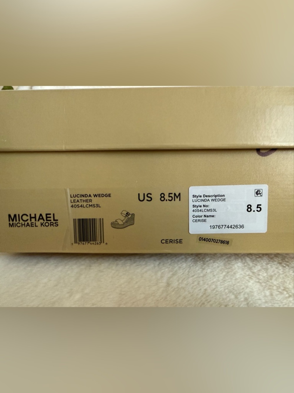 NIB Michael Kors Lucinda Wedge Shoes - Picture 9 of 9